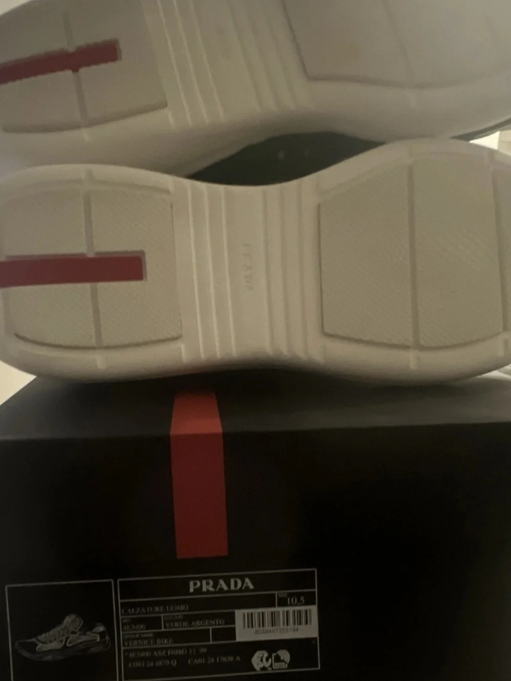 Prada Americas Cup Sneakers Green Size EU 45, Men’s US 11.5